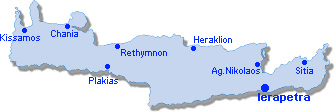 Ierapetra: Lageplan